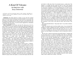 A Kind Of Volcano
