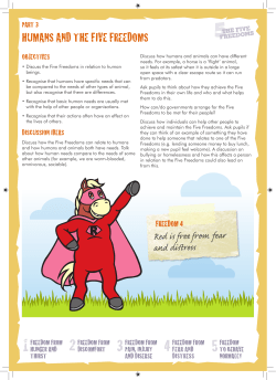 Part 3 - Humans and the Five Freedoms (PDF 908KB)
