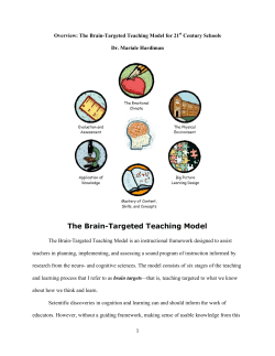 Overview: The Brain-Targeted Teaching Model for 21