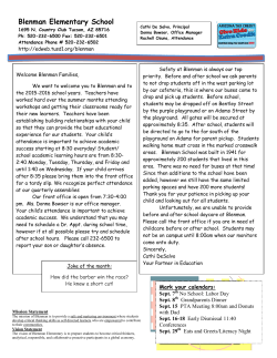 Blenman Elementary School - Tucson Unified School District