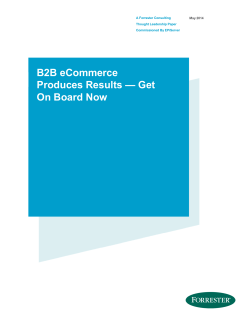 B2B eCommerce Produces Results &mdash; Get On Board Now