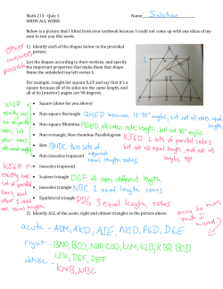 Quiz 1 Solutions pdf