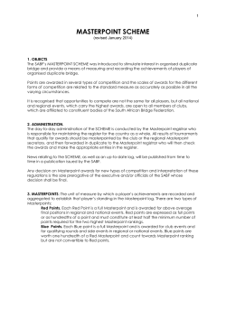 the rules - South African Bridge Federation