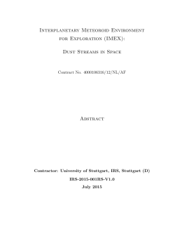 Interplanetary Micrometeoroid Environment for
