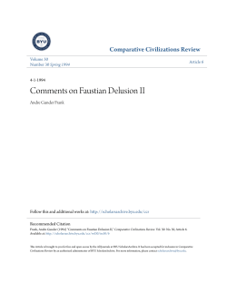 Comments on Faustian Delusion II