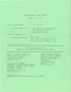 Pomianek: Amicus Brief - ACLU-NJ