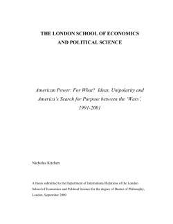 - LSE Theses Online