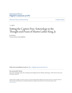 Setting the Captors Free - Digital Commons @ DU
