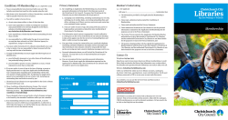 Membership form - Christchurch City Libraries