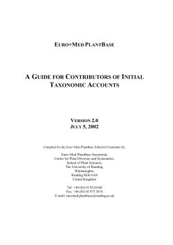 EURO+MED PLANTBASE