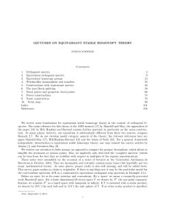 Lectures on equivariant stable homotopy theory