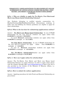 The file  - Ministry of Minority Affairs