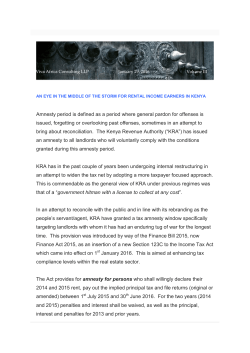 Amnesty period is defined as a period where general pardon