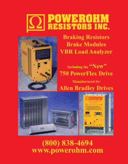 Powerohm Resistors is pleased to offer the third printing of the
