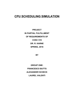 CPU SCHEDULING SIMULATION