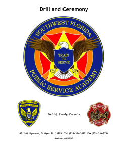 Drill and Ceremony - Southwest Florida Public Service Academy