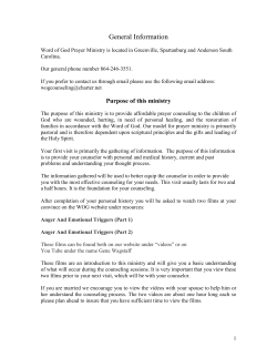 - Word of God Counseling
