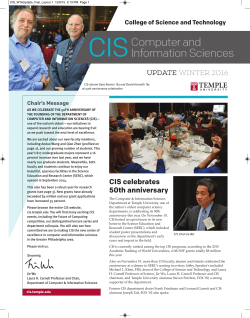 Computer and Information Sciences