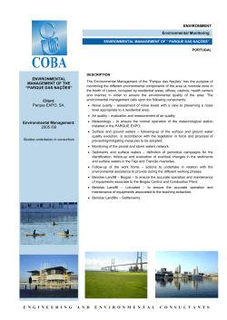 Environmental Monitoring ENVIRONMENTAL