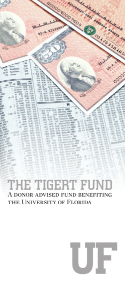 The TigerT Fund - University of Florida Foundation