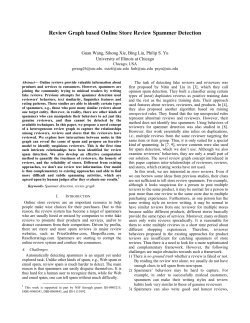 Review Graph based Online Store Review Spammer Detection