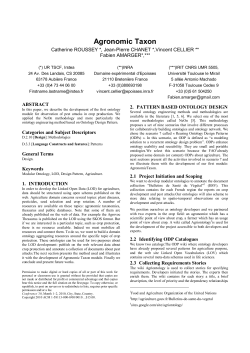 Agronomic Taxon