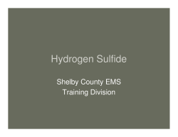 Hydrogen Sulfide
