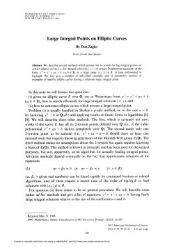Large Integral Points on Elliptic Curves