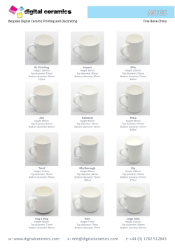 MUGS - Digital Ceramics