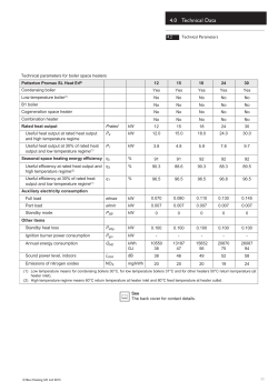 Product fiche Potterton Promax Heat