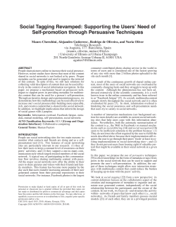 Social Tagging Revamped: Supporting the Users