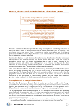 France, showcase for the limitations of nuclear power