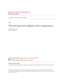 Thermal expansion of glasses at low temperatures