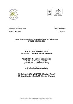 CDL-AD - Venice Commission