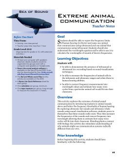 Extreme animal communication