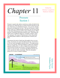 Pressure Section 1 - Social Circle City Schools