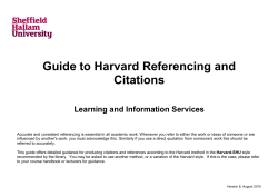 LITS Guide to Referencing and Citations