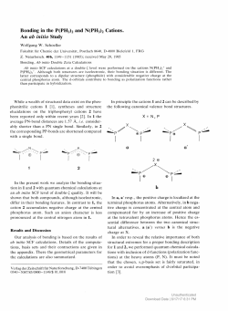 Bonding in the P(PH3)2 and N(PH3)2 Cations. An ab