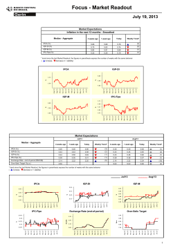 Focus-Market Readout