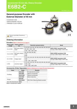 E6B2-CWZ6C 360P/R 2M Datasheet