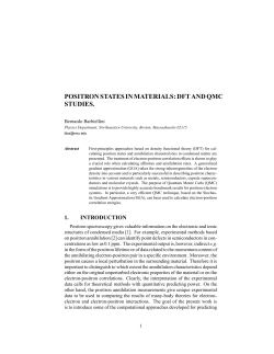 DFT and QMC - Northeastern University