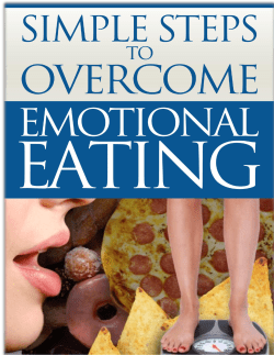 Simple Steps To Overcome Emotional Eating