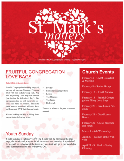 february-2017-newsletter - St. Mark`s United Methodist Church