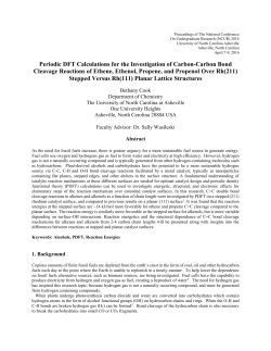 Periodic DFT Calculations for the Investigation of Carbon