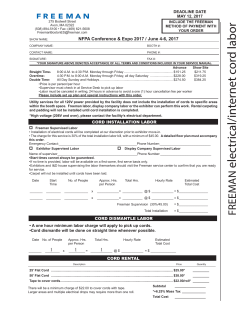 electrical/internet cord labor