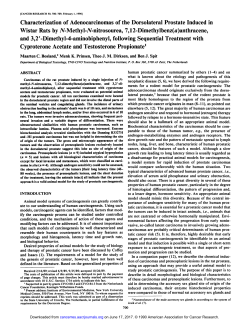 Characterization of Adenocarcinomas of the