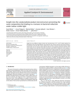 Insight into the catalyst/photocatalyst microstructure