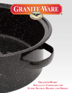 2012 Graniteware / Columbian Home Products Catalog