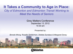 It Takes a Community to Age in Place