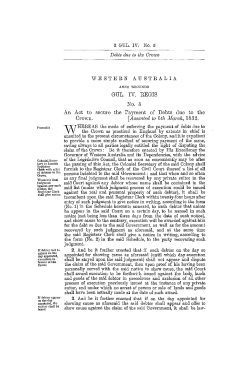 GUL. IV. REGIS No. 5 An Act to secure the Payment of